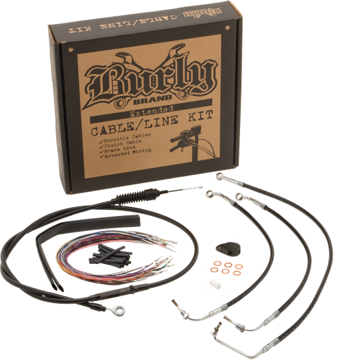 BURLY BRAND B30-1246 BURLY CNTRL KIT 14" APE BLACK ABS