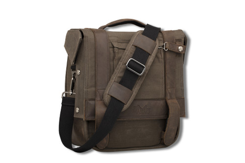 BURLY BRAND B15-1000D SINGLE SADDLEBAG DARK OAK
