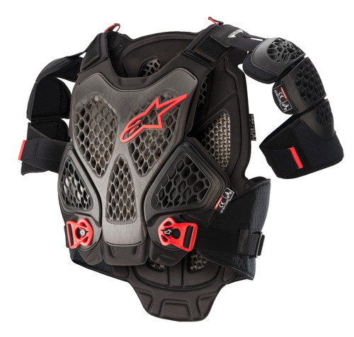ALPINESTARS 6700022-1036-XL/2XL A-6 CHEST PROTECTOR BLACK/ANTHRACITE XL/2X