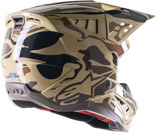 ALPINESTARS 8306623-838-S S-M5 MINERAL HELMET DARK BROWN/KANGAROO MATTE SM