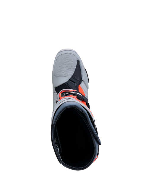 ALPINESTARS 2010025-9338- 12 TECH 10 ENDURO BOOTS MID GRY/DRK GRY/RED FLUO 12