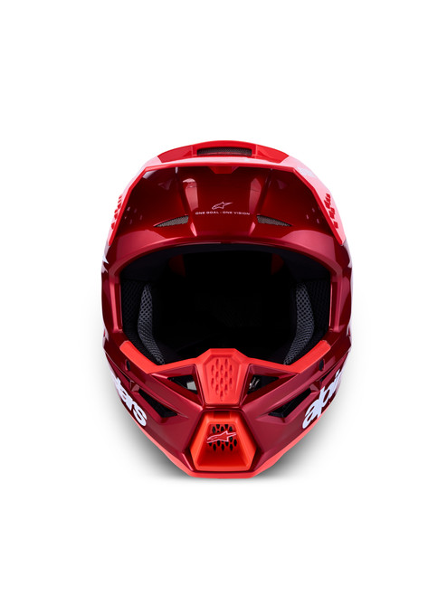 ALPINESTARS 8300826-3216-M S-M3 RADIUM HELMET ECE06/DOT RED MOT/RED FL/WHT GL MD