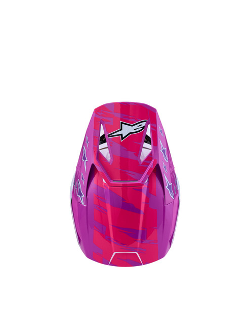 ALPINESTARS 8301327-3222- YL S-M3 FALCON YTH HLMT ECE06/DOT PRPL/WHT/BLK/PINK FL GL YL