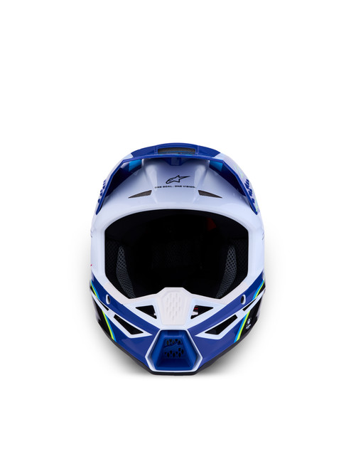 ALPINESTARS 8301327-7347- YL S-M3 FALCON YTH HLMT ECE06/DOT BLU/WH/BLK/PINK FL/YL FL GL YL