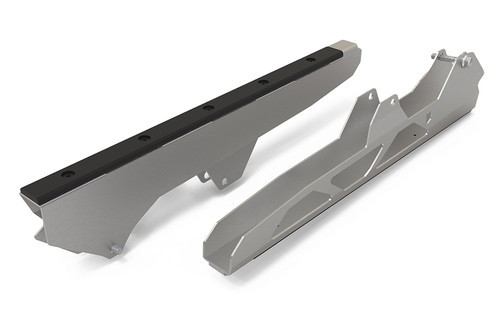 PRO ARMOR P199P366 TRAILING ARM GUARDS ALUMINUM W/HMW SLIDER POL