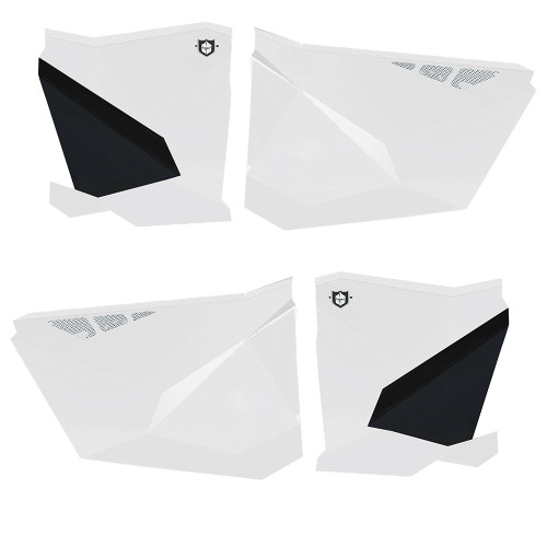 PRO ARMOR P1910D003WH TRADITIONAL HALF DOORS WHITE