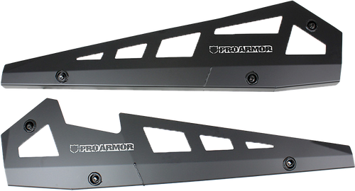 PRO ARMOR P141221SLR ROCK SLIDERS SOLAR BLACK POL