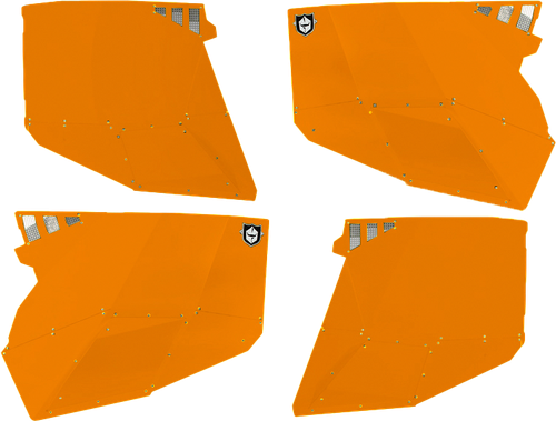 PRO ARMOR P144228OM STEALTH DOOR ALLUMINUM SKINS ORANGE MADNESS POL