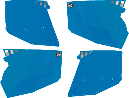 PRO ARMOR P144228VB-689 STEALTH DOOR ALLUMINUM SKINS VOODOO BLUE POL