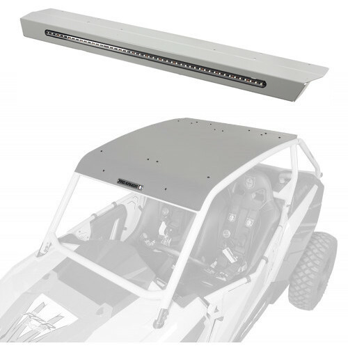 PRO ARMOR P141R123GG ASYLUM ROOF W/ LIGHT BAR GHOST GREY