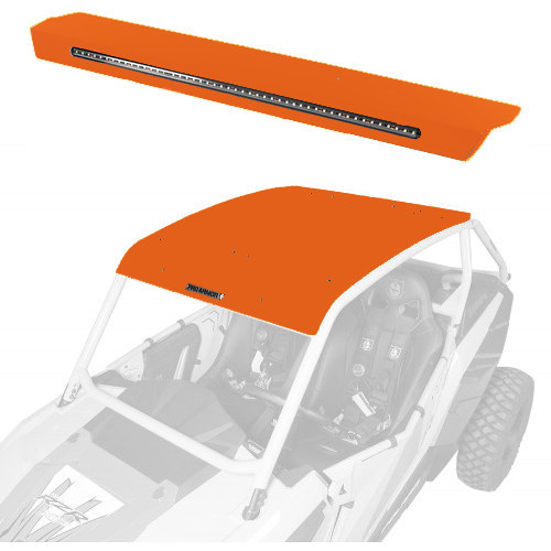 PRO ARMOR P141R123OM ASYLUM ROOF W/ LIGHT BAR ORANGE MADNESS