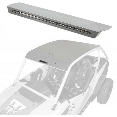 PRO ARMOR P141R123TM ASYLUM ROOF W/ LIGHT BAR TITANIUM METALLIC