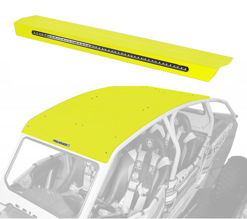 PRO ARMOR P144R123LSQ ASYLUM REAR WING W/ LIGHTBAR LIME SQUEEZE