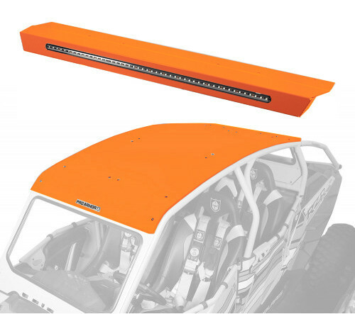 PRO ARMOR P144R123OR ASYLUM REAR WING W/ LIGHTBAR ORANGE