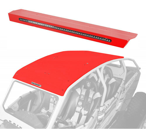 PRO ARMOR P144R123RD ASYLUM REAR WING W/ LIGHTBAR RED
