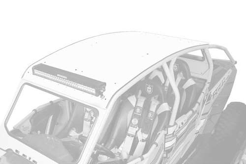 PRO ARMOR P144R121MW ASYLUM ROOF W/LIGHT BAR POCKET MATTE WHITE