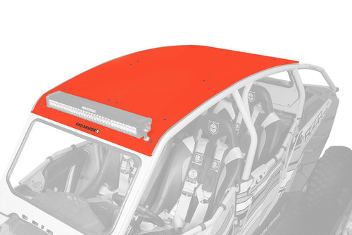 PRO ARMOR P144R121RD-293 ASYLUM ROOF W/LIGHT BAR POCKET RED