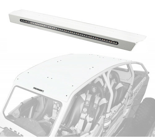 PRO ARMOR P144R123WP ASYLUM REAR WING W/ LIGHTBAR WHITE PEARL