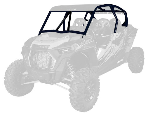 PRO ARMOR P194C025SSM BAJA CAGE W/V INTRUSION SPARKLE SILVER METALLIC