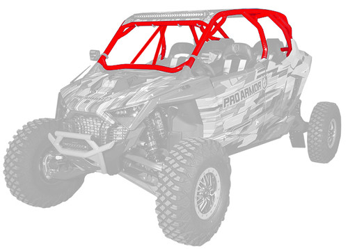 PRO ARMOR P2112C055RD PRO R MP CAGE W/V INTRUSION RED