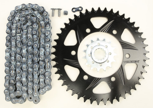 VORTEX CK6270 SPROCKET/CHAIN KIT STL/ALU 15/45T BLK RX3 520-114L BLK