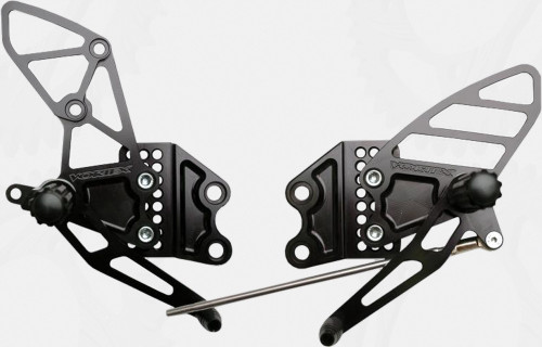 VORTEX RS405K REAR SET COMPLETE BLK KAW