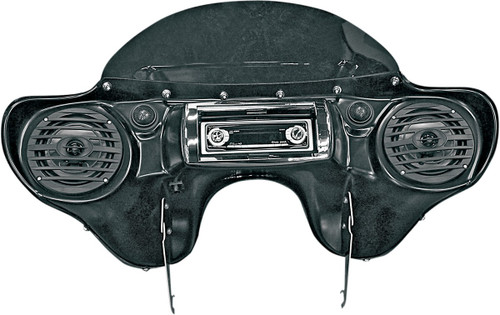 Hoppe Industries Sport Stereo Fairing - Handlebar Control - Road King [HPKT0037A]