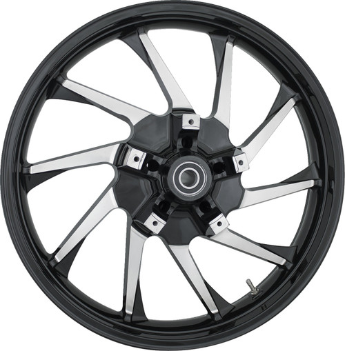 Coastal Moto Wheel - Hurricane 3D - Front - Dual Disc/without ABS - Black - 21x3.5 [3DHUR213SB]
