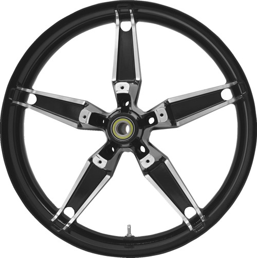 Coastal Moto Wheel - Daytona - Front - Dual Disc/with ABS - Black - 21x3.5 [3DDAY213SBABST]