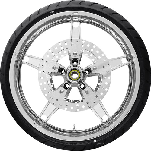 Coastal Moto Daytona Front Wheel - Black (21") | Rotor (12.6) | Dunlop AE Tire (130/60B21) [PKGDAY213SB24ABST]