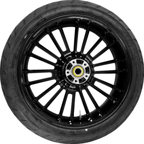 Coastal Moto Atlantic Rear Wheel - Black (18") | Dunlop AE Tire (180/55B18)) [PKGATL185SB24ABST]