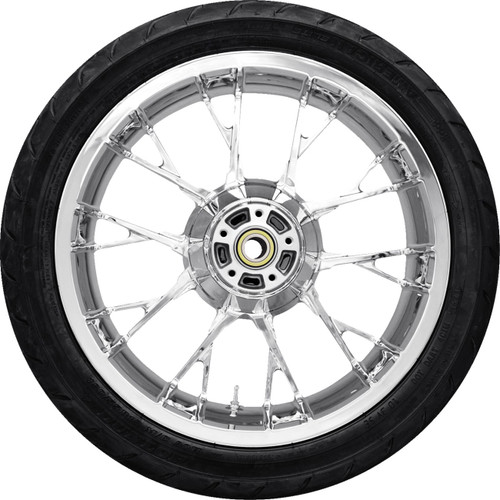 Coastal Moto Marlin Rear Wheel - Black Cut (18") | Dunlop AE2 Tire (180/55B18) [PKG2MAR185BCABST]