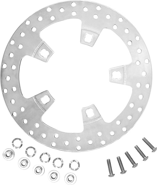 Coastal Moto Brake Rotor - 320 mm - Front - Polished - '24 FLHX/FLTR [CMFR320P]
