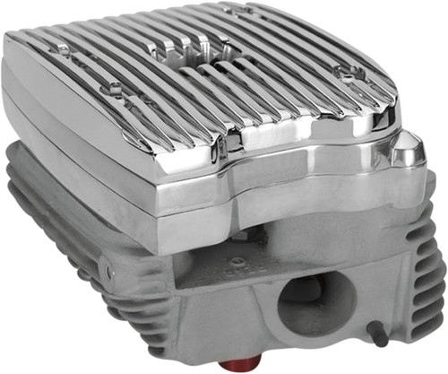 Custom Cycle Engineering Rocker Cover - Finned - Polished - EVO [CCE5833]