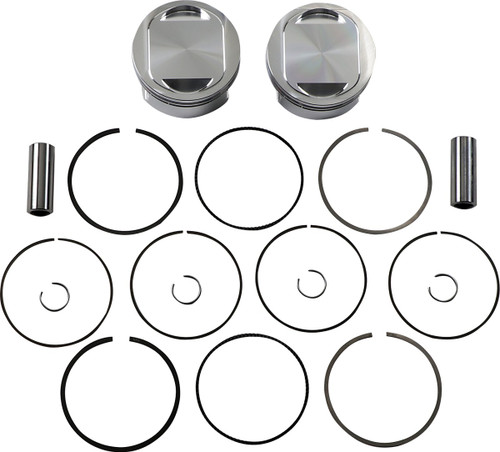 JE Pistons Piston Kit - Bored to 98" - 9.5:1 CR - 88"/96" Twin Cam [324720]