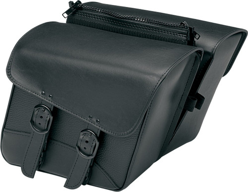 WILLIE & MAX LUGGAGE Compact Black Jack Saddlebag - Slant - Large [5958900]
