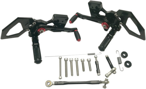 MGP MGP Rearset - Black - Kawasaki [516022500]