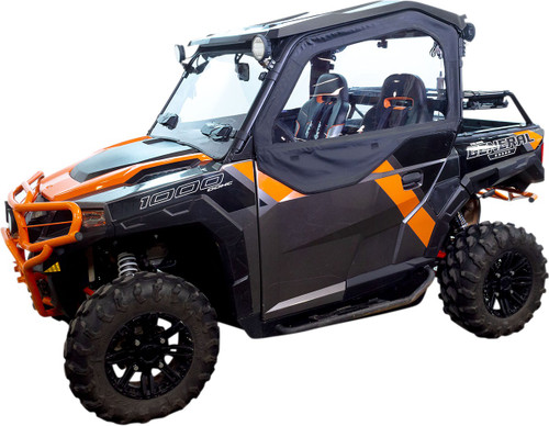 Seizmik Framed Half Upper Door Kit - Kawasaki - Mule [5206020KIT]