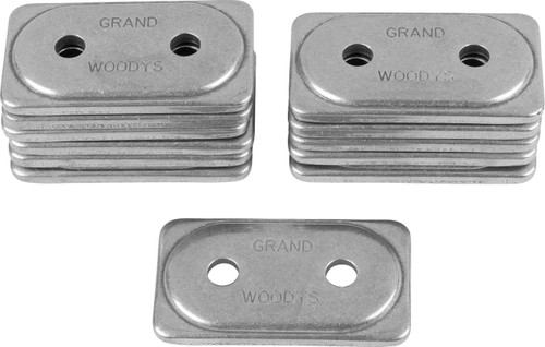 Woody's Support Plates - Grand Digger® - Red - Double - 48 Pack [ADG379048]