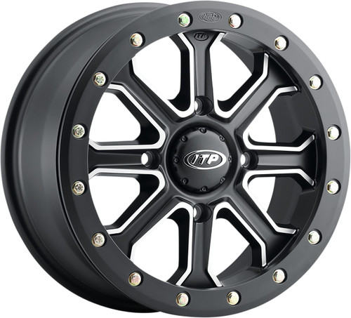 ITP Wheel - Inertia - Front/Rear - Black - 15x7 - 4/137 - 5+2 (+30 mm) [1522527727B]
