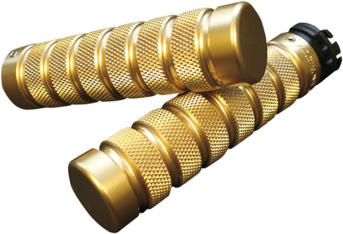 Accutronix Knurled Notched Custom Grips - TBW - Brass [GR101KN5]