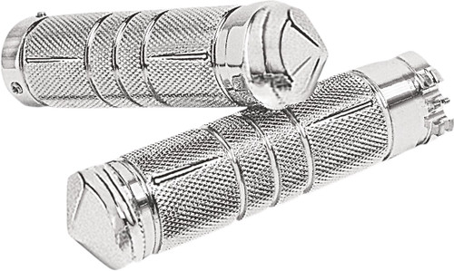 Accutronix Knurled Diamond Custom Grips - TBW - Black [GR101SKIB]