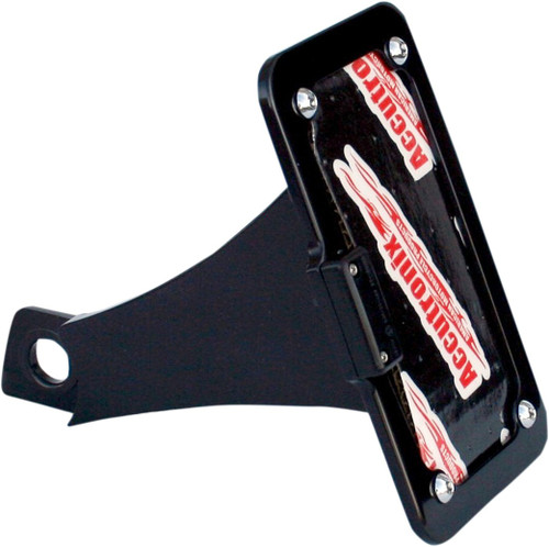 Accutronix Side Mount License Plate Assembly - Black [LPF092HVB]