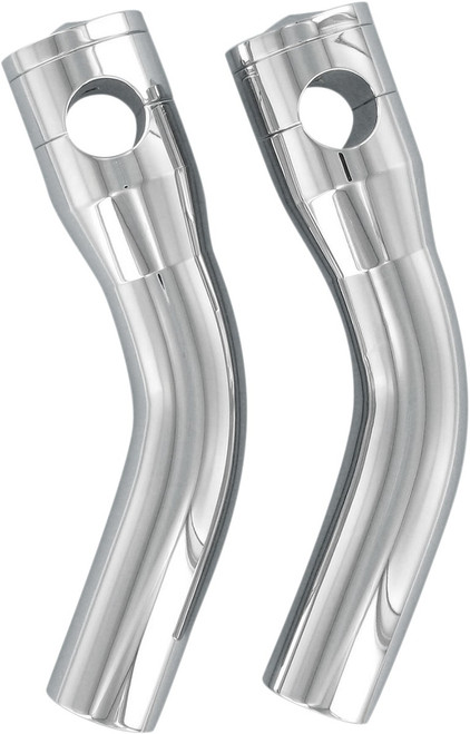 Accutronix Elite Custom Billet Aluminum Risers - Springer - 6" - Chrome [HRS1356C]