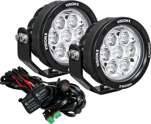 Vision X Light Cannon - CG2 - 3" - Multi LED - Square - Clear Lens [9929651]