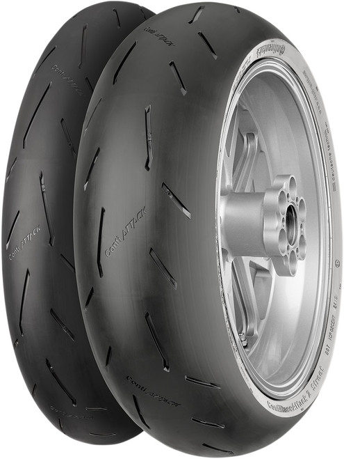 Continental Tire - ContiRaceAttack 2 Street - Front - 120/70ZR17 - (58W) [02446580000]