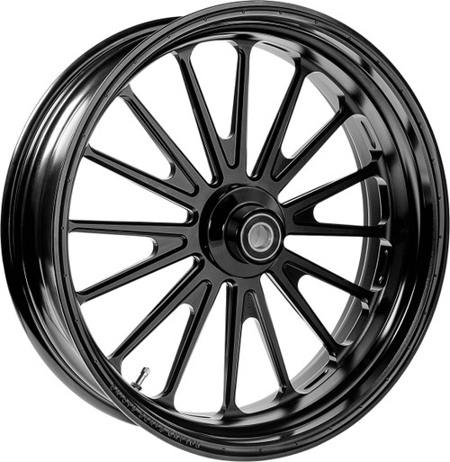 RSD Wheel - Traction - Front - Dual Disc/with ABS - 21x3.5 - Black Ops™ - '08+ FLH [12047106RTRSAJSMB]