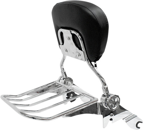 RIVCO PRODUCTS Quick-Detach Backrest - With Rack and Pad [MV175]