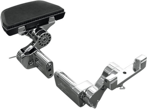 RIVCO PRODUCTS Passenger Floorboard Mounts - Black [HDPBLABK]
