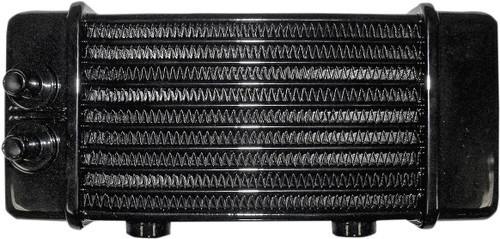 JAGG OIL COOLERS Universal Oil Cooler - 10-Row - Gloss Black [3160]